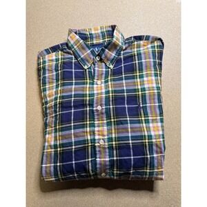 Ralph Lauren XL Blake‎ Classic Fit Plaid Button Down Long Sleeve Shirt